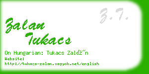 zalan tukacs business card